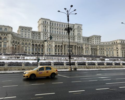 Rumänischer Parlamentspalast in Bukarest