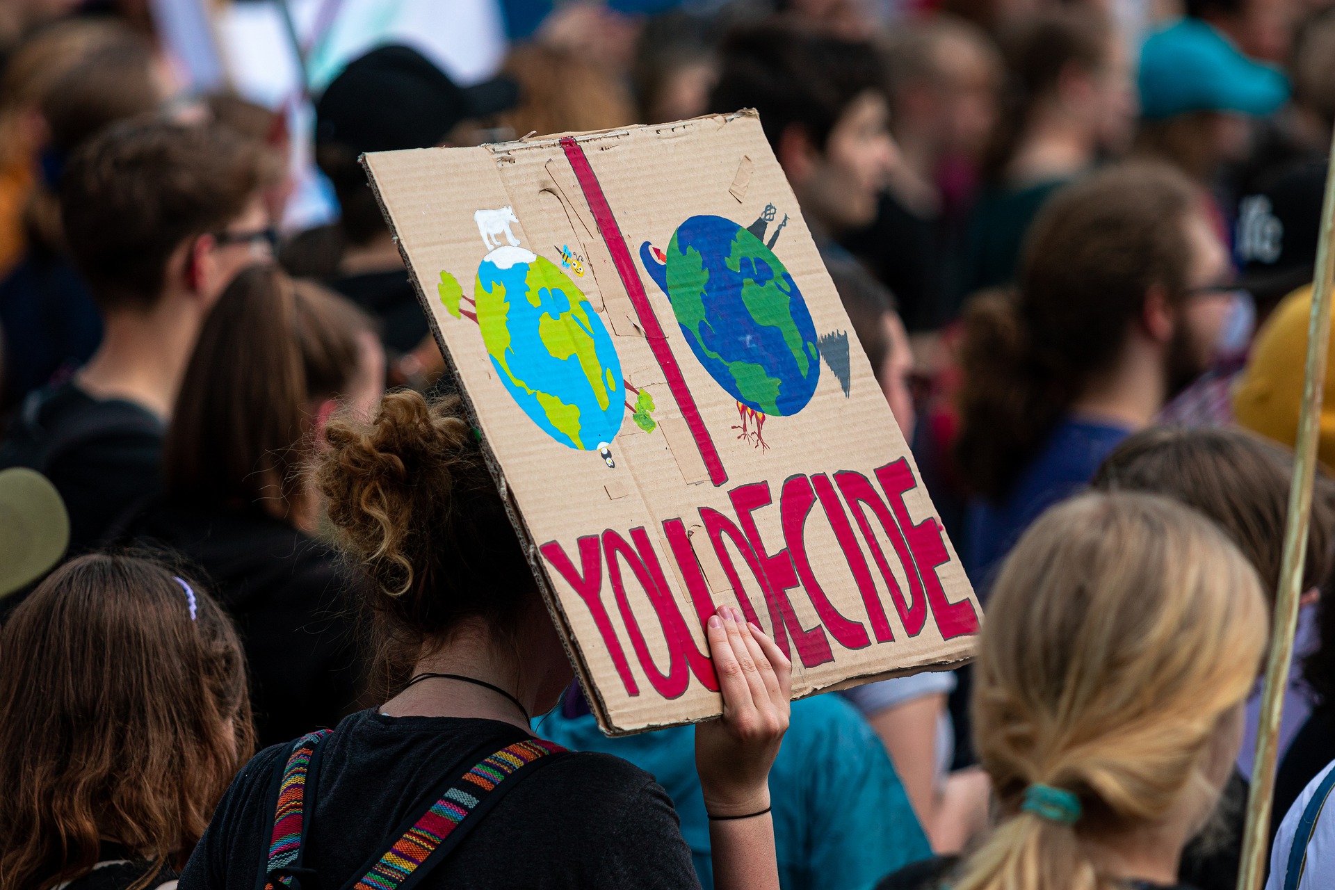 Demo gegen Klimakrise
