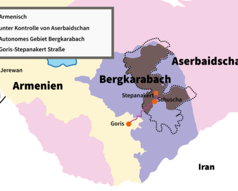 Armenien Aserbaidschan Karte